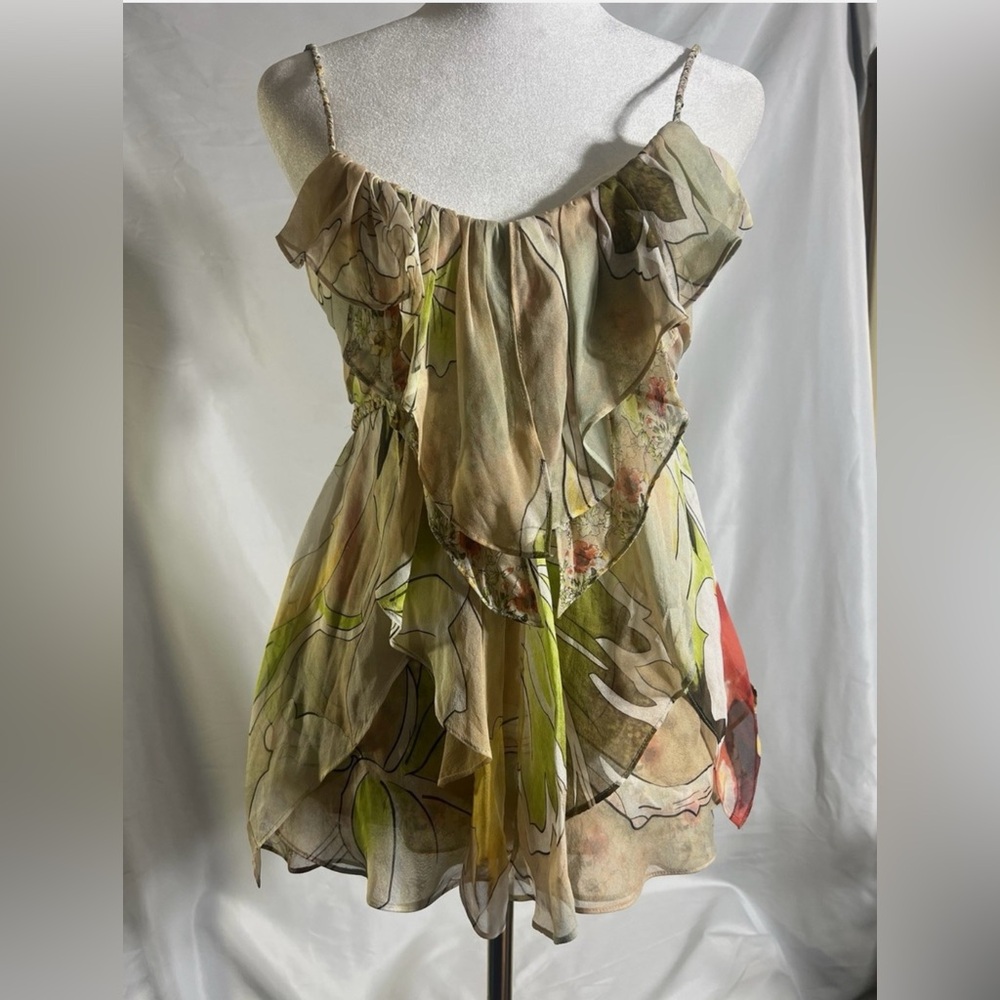 Diane Von Furstenberg silk babydoll top